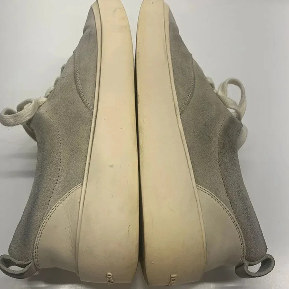 Fear Of God FOG Lace Up Seventh Suede Platform Sneakers Light Gray Size 41 US 8 - Picture 7 of 12